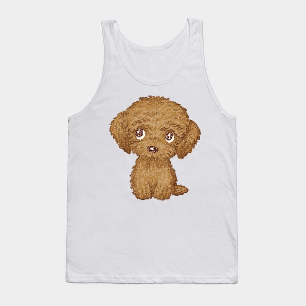 Toy-Poodle Tank Top by sanogawa